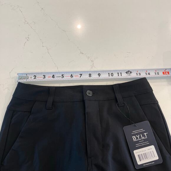 NWT BYLT Basics Everyday Pant 2.0 Slim Fit Black Size 30 - Picture 10 of 12